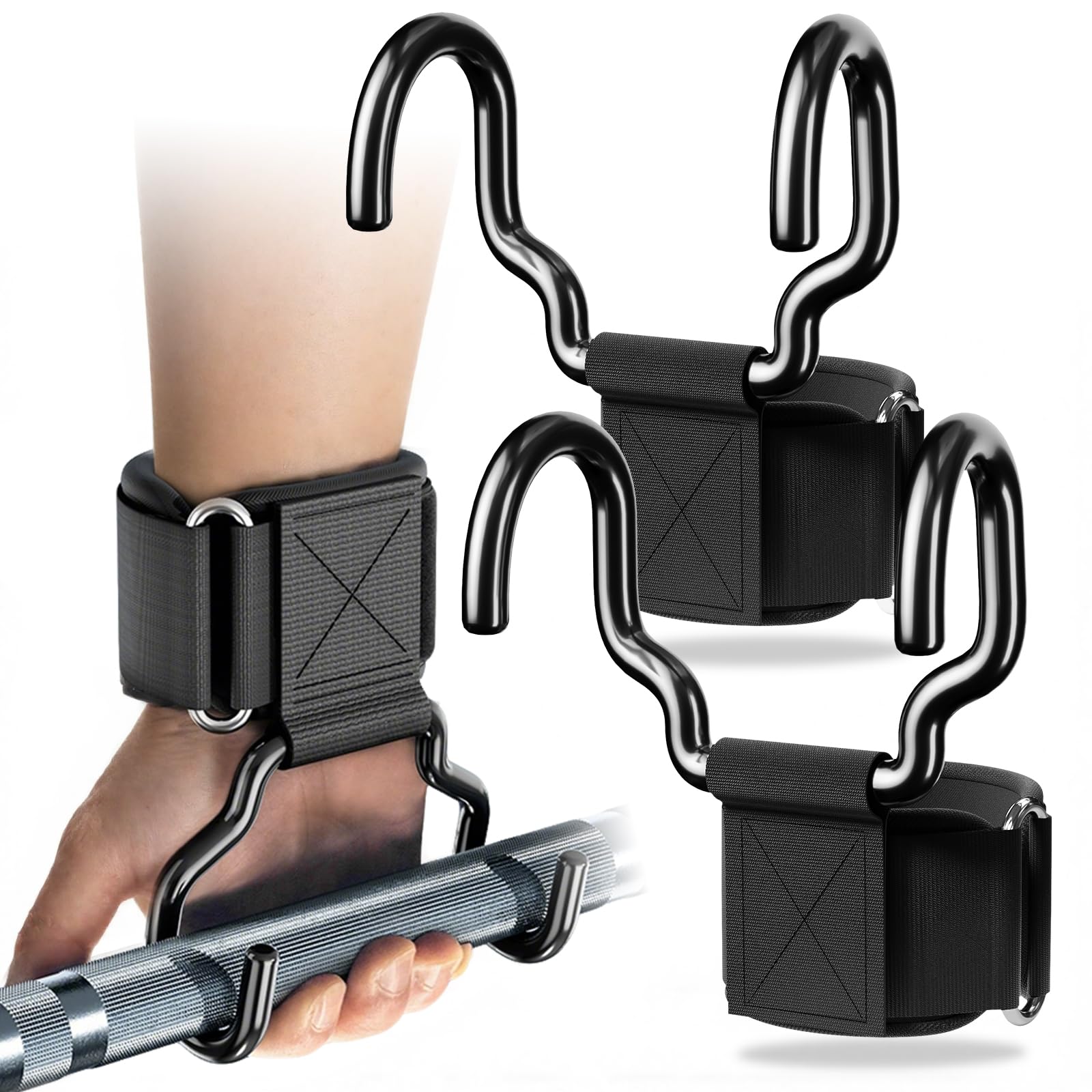 Proberos® WKWE 2025 Upgrade Weight Lifting Hooks, Proberos® WKWE 2025 Upgrade Weight Lifting Hooks,